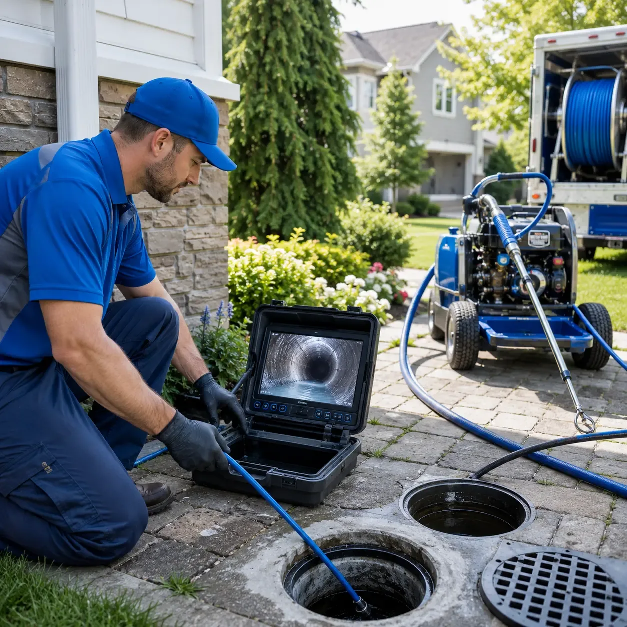 Outdoor drain cleaning professionals serving East Montpelier, VT