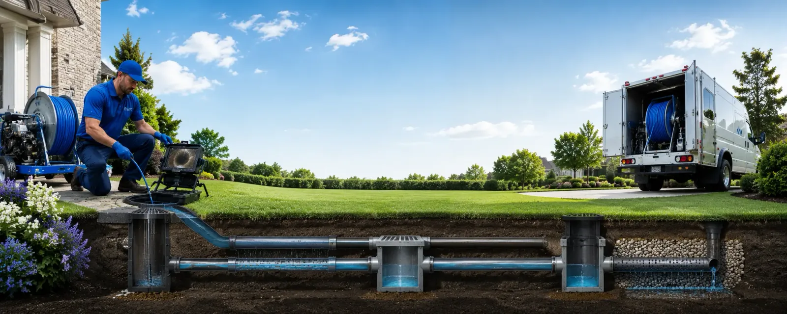 Outdoor drain cleaning information for East Montpelier, VT